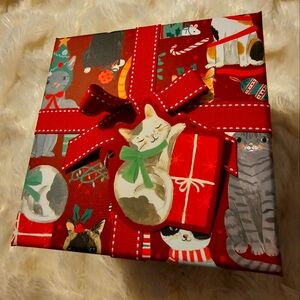 Clementine Paper Inc. Christmas Cat Gift Box